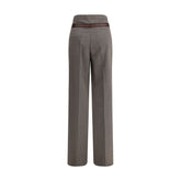 Pantalones de lana Prada